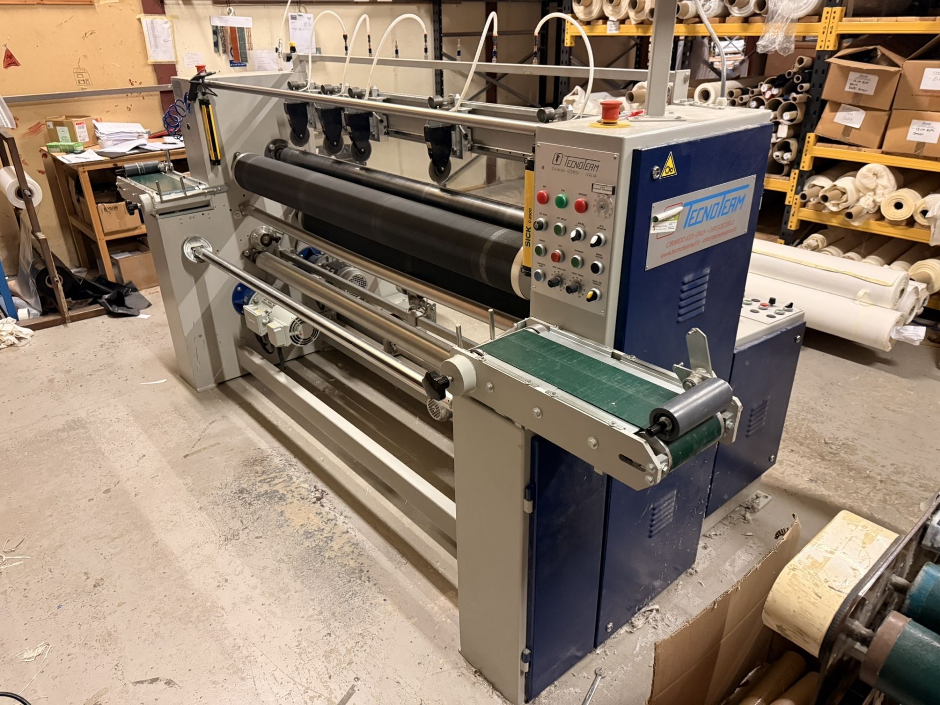 Techno Team Fabric Cutting/Trimming & Rolling Machine Model 2A 2M S/N 14121 YOM 2014 - Image 3 of 14