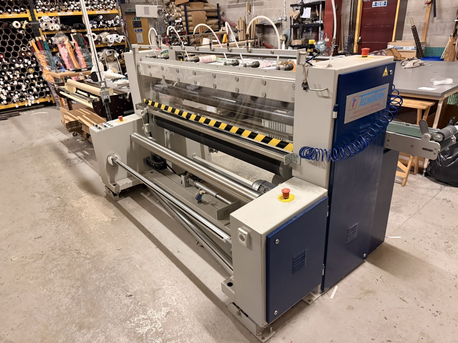 Techno Team Fabric Cutting/Trimming & Rolling Machine Model 2A 2M S/N 14121 YOM 2014 - Image 6 of 14