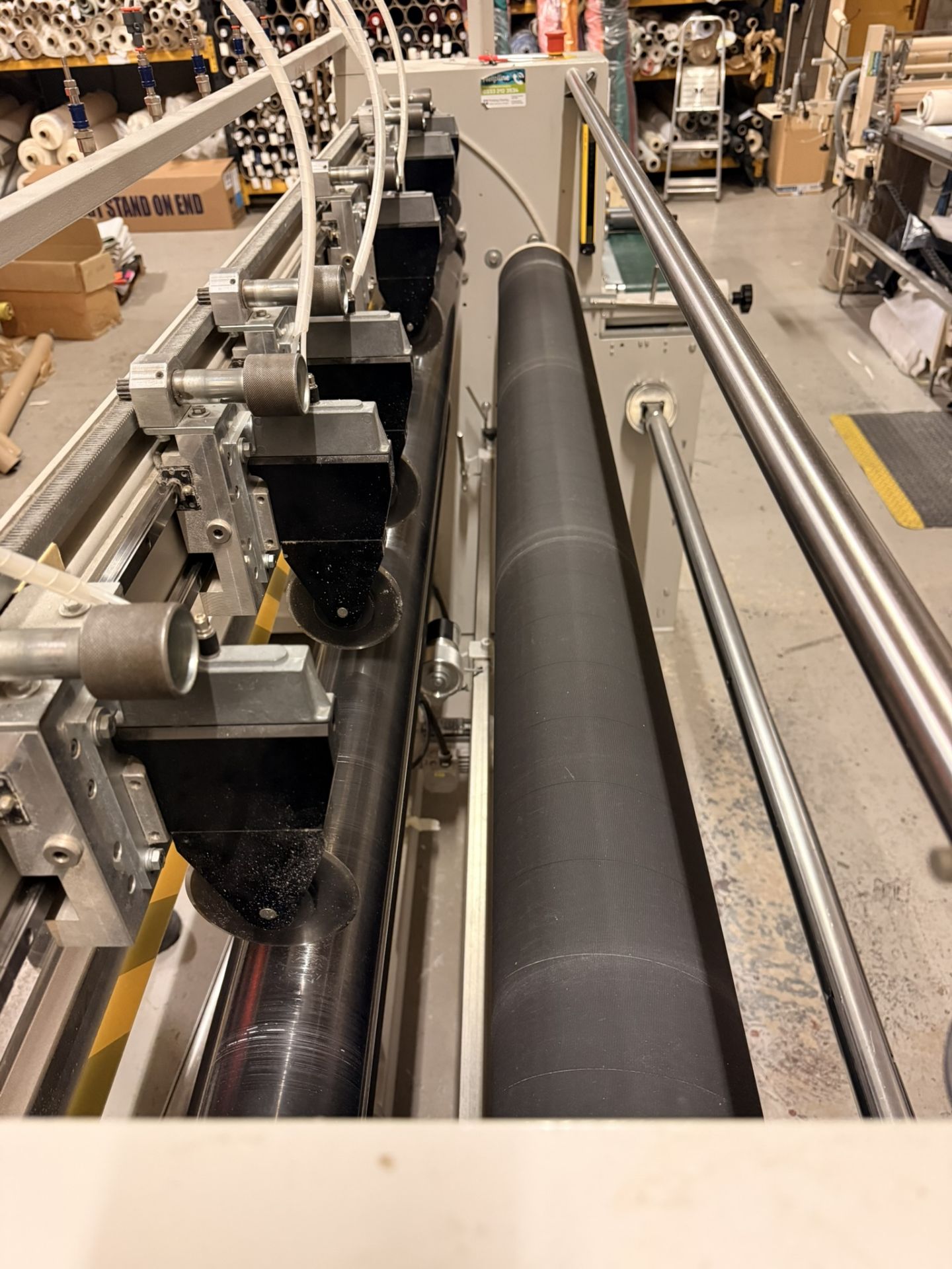 Techno Team Fabric Cutting/Trimming & Rolling Machine Model 2A 2M S/N 14121 YOM 2014 - Image 12 of 14