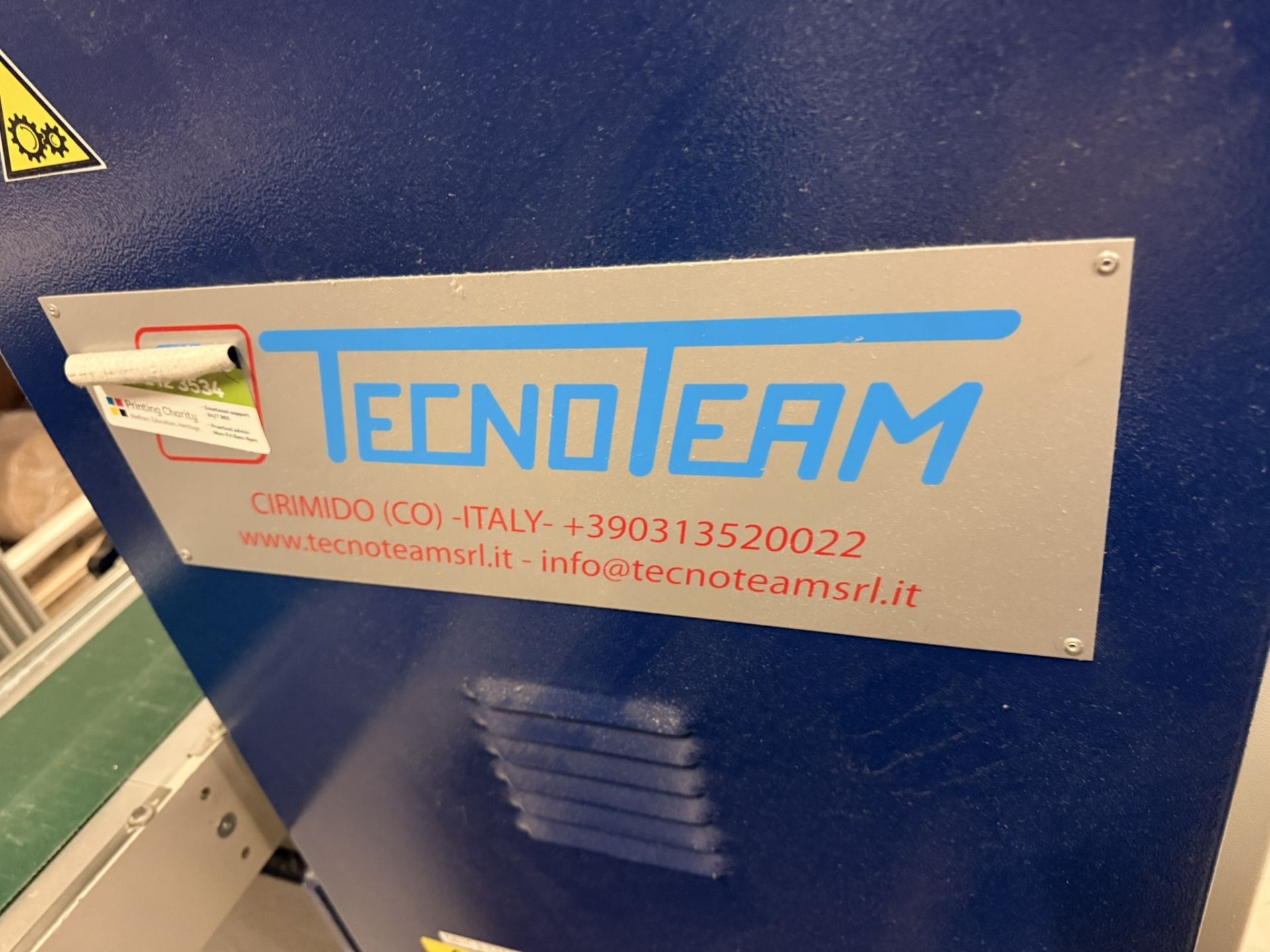 Techno Team Fabric Cutting/Trimming & Rolling Machine Model 2A 2M S/N 14121 YOM 2014 - Image 10 of 14