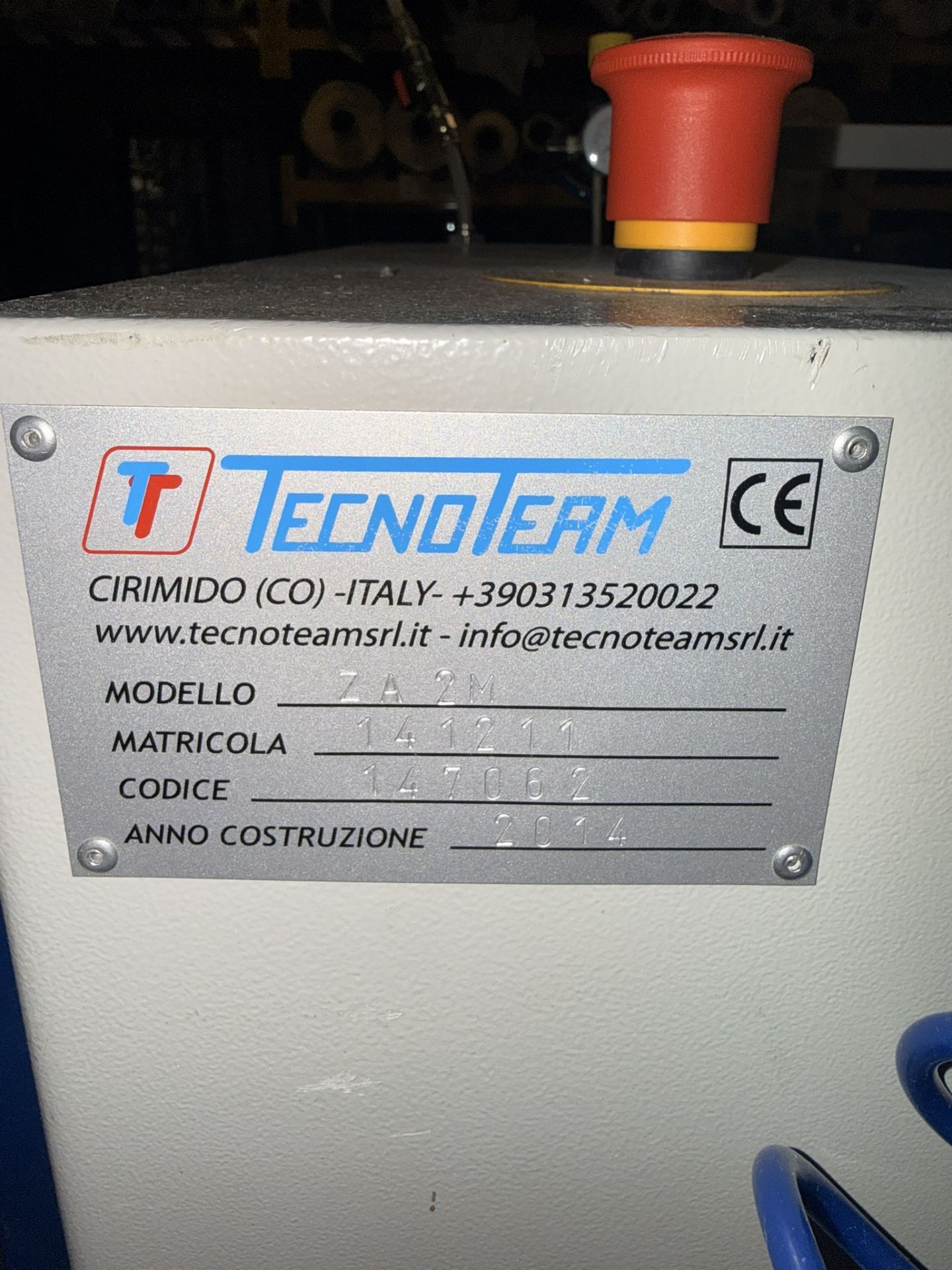 Techno Team Fabric Cutting/Trimming & Rolling Machine Model 2A 2M S/N 14121 YOM 2014 - Image 5 of 14
