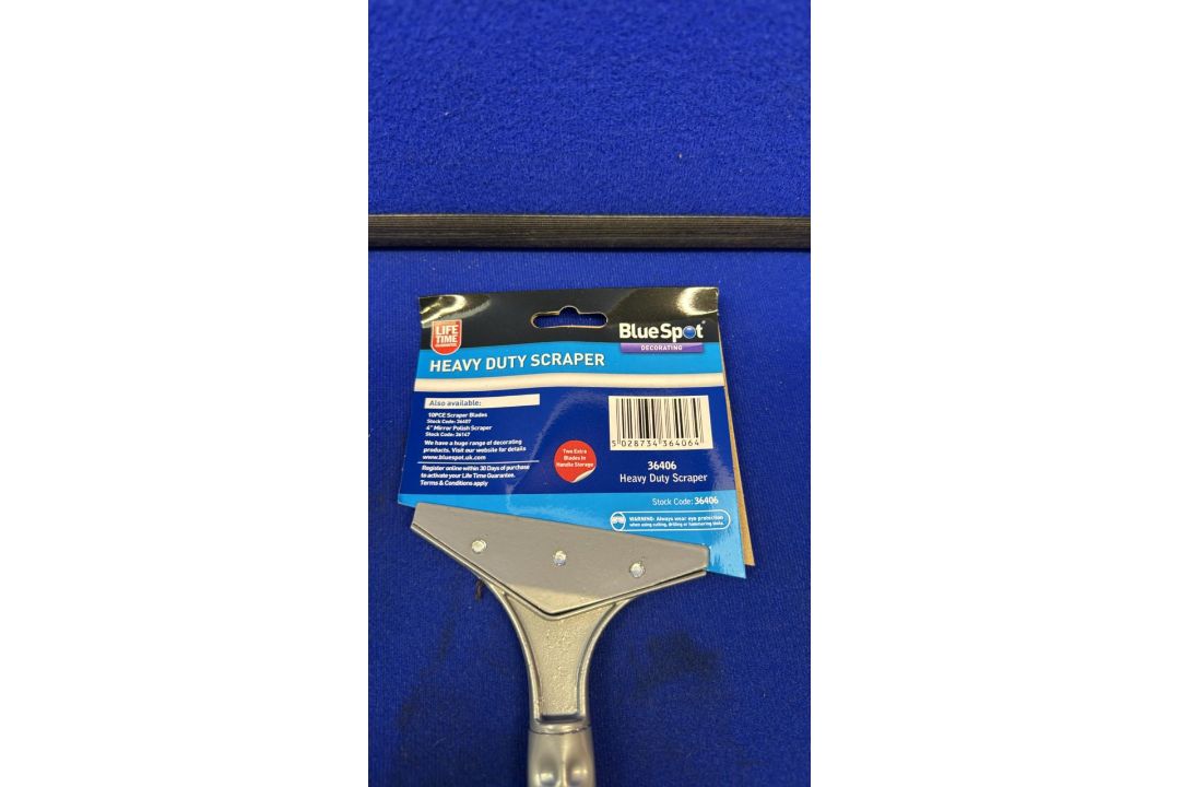 10 x BlueSpot Heavy Duty Scraper 100mm Blade, Lifetime Warranty, Handle Storage, Stock Code 36406 - Image 4 of 4