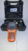 Brother P-touch E100 Handheld Label Maker with Hard Case and TZe Tapes