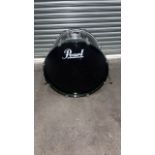 Pearl Export Series Green Drum Kit Components - Snare, Bass, Toms & Throne, Chrome Hardware