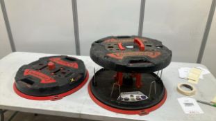 RUNPOTEC X-BOARD XB 500 Cable Drum Unwinder, 19.7" Diameter, 800 kg Capacity