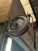 2 x Wall Mounted Retractable Air Hoses