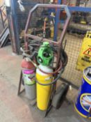 Industrial Gas Bottle Trolley | BOTTLES NOT INCLUDED