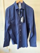 MARC DARCY SERGIO L/S NVY SHIRT (RFP: £49) SIZE: 17