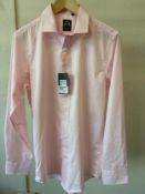 MARC DARCY CARTER L/S FORMAL SHIRT PINK (RFP: £42) SIZE: 2