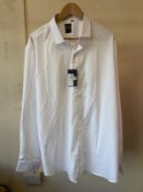 MARC DARCY CARTER L/S FORMAL SHIRT WHITE (RFP: £42) SIZE: 7