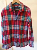 POLO RL AW22 MULTI COL CHECK OVERSHIRT (RFP: £119) SIZE: M