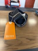 BOSS OL AW14 JILVIO DOUBLE LOOP JEAN BELT (RFP: £65) SIZE: 105
