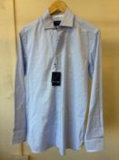 HACKETT SS23 L/S KENT SHIRT LT BLUE (RFP: £95) SIZE: S
