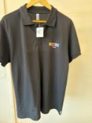 MOSCHINO SWIM SS24 S/S POLO BLACK (RFP: £125) SIZE: M