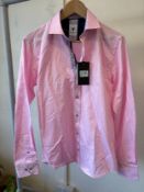 MARC DARCY SS23 ALFIE L/S SHIRT PINK (RFP: £49) SIZE: S