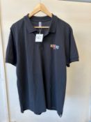 MOSCHINO SWIM SS24 S/S POLO BLACK (RFP: £125) SIZE: XL
