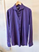 KL AW24 L/S DRESS SHIRT PURPLE (RFP: £139) SIZE: 41