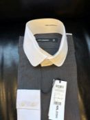 KL AW25 L/S HIGH COLLAR SHIRT BLACK (RFP: £169) SIZE: 43