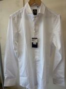MARC DARCY CARTER L/S FORMAL SHIRT WHITE (RFP: £42) SIZE: 2