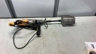 DEWALT D21570-GB 1300W Corded Percussion Drill with Core Bit, 16mm Chuck, 2-Speed Gearbox