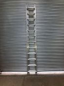 Lyte NELT240 Double Extension Aluminum Ladder, 22.9 ft Max Length, 330 lbs Capacity