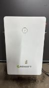 Growatt GBU 6532 6.5kWh 51.2V Lithium Ion Battery Storage, 128Ah, IP55, Wall-Mount