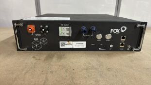 Fox ESS HS Series Rack-Mount 50Ah LiFePO4 Battery Module, 102–409V DC, CAN/RS485, 5.12–20.48kWh