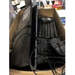 Various mice, keyboards &cables as pictured