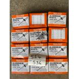 6,000 QUALFAST LARGE HEAD ALUMINIUM RIVETS 3.2X8MM QFT-644-5033L