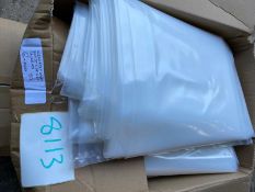 50 X CLEAR POLY BAGS 30"X54"X54" GAUGE 450