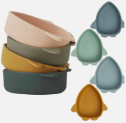 50x Liewood Iggy Silicone Bowls 4pk for Babies Infants - NEW IN BOX - RRP £37, TOTAL RRP £1850