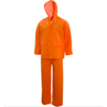 40x TUFFSAFE 2pc HI VIS RAINSUIT - JACKETS AND TROUSERS - ORANGE - NEW SEALED