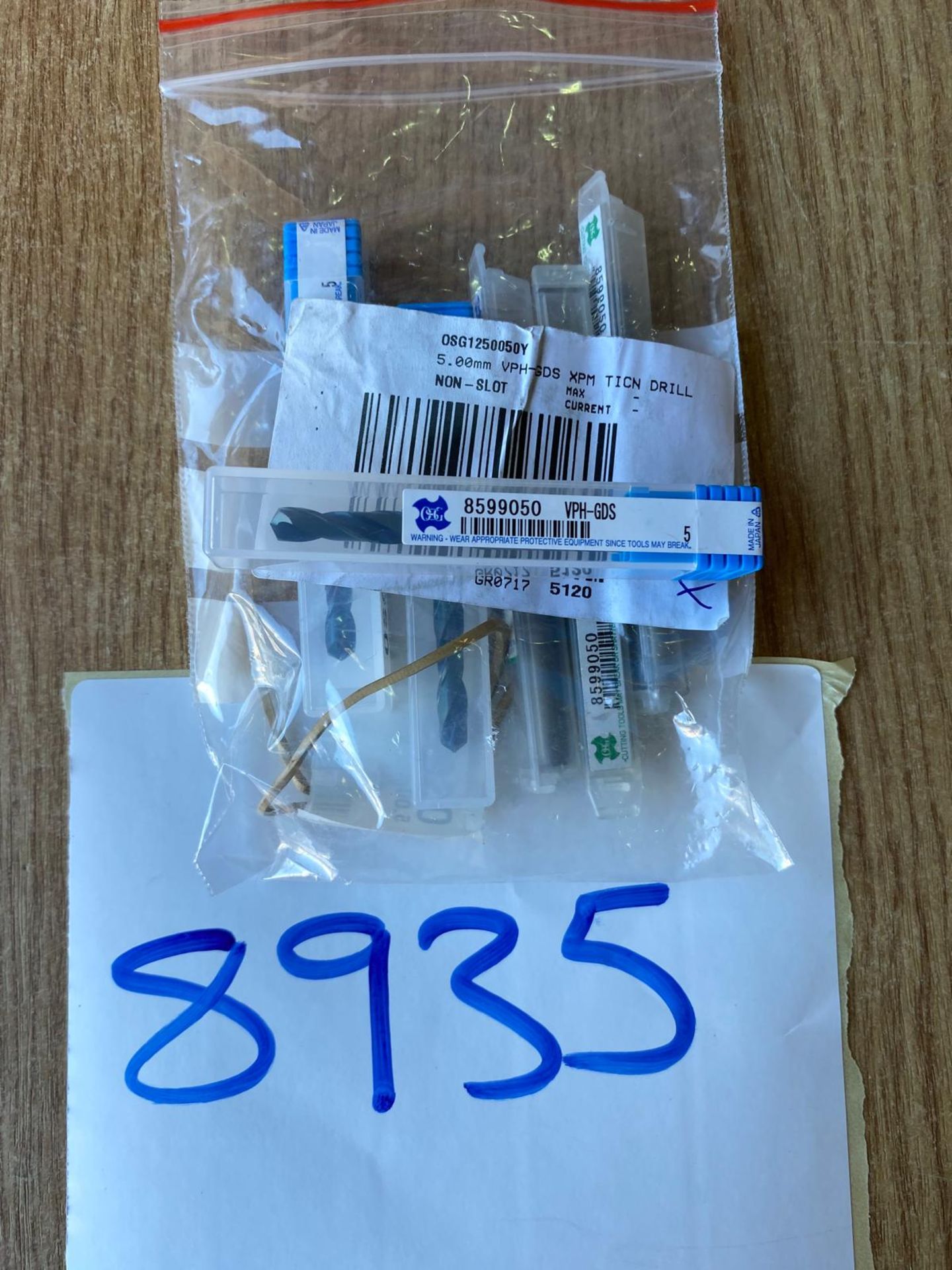 6 X OSG 5MM VPH-GDS XPM TiCN DRILL BITS