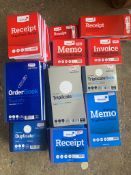 94x ASSORTED SILVINE ACCCOUNTING BOOKS - DUPLICATE, TRIPLICATES ETC, RRP £800