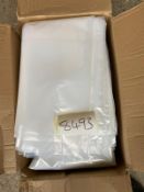 50 X CLEAR POLY BAGS 30" X 54" X 54" 450 GAUGE