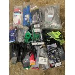 APPROX 80 PAIRS ASSORTED GLOVES INC. TEGERA, CLICK, ANSELL