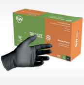 300 BOXES (100pk) SW POWERFORM PF 065 090 ECO BLACK NITRILE GLOVES (30 CTNS x10) - SIZE XL MANUFACTU