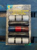 500x CARDS OF SEWING THREADS (15pcs x 25m Each in Various Colours) WHOLESALE POUND LINE NEW