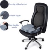 144x THE COMFORT ZONE ERGONOMIC SEAT CUSHION FOR OFFICE CHAIRS - AMAZON BESTSELLER, RRP £22 SELLS 20
