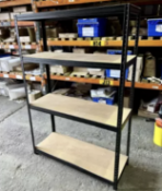 1x WAREHOUSE GARAGE RACKING SHELVING STORAGE UNIT - MEASURES 90x59x180cm (W x D x H)