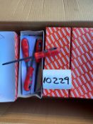 160 x Kennedy 5.5 x 125mm Flat Parallel Dual Grip Screwdrivers