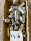 APPROX 90 HERSHESONS CONTAINERS WITH WINDOW LIDS