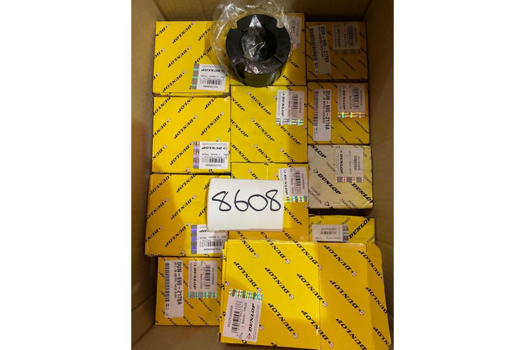 12 X DUNLOP 25L100F (1108) TIMING BELT PULLEY TAPER BORE