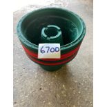 7 X TREE/XMAS TREE POTS