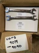 140 X YAMOTO 12X13MM CHROME VANADIUM DOUBLE OPEN END SPANNERS YMT-582-4950D