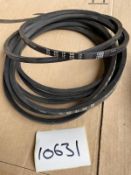 9 x SPA950 Dunlop Standard Wedge Belts