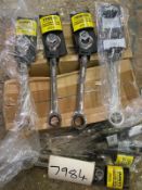 30 X YAMOTO 15MM DOUBLE RATCHET COMBINATION SPANNERS YMT-582-0410K