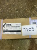 200 X YORK STONE CUTTING DISCS 125X3X22.2MM