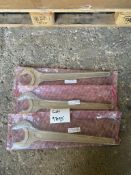 3 x Kennedy 65mm Spark Resistant Single Open End Spanners