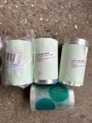 3x PC21 DONUTS 70mm x 40mm 250/roll